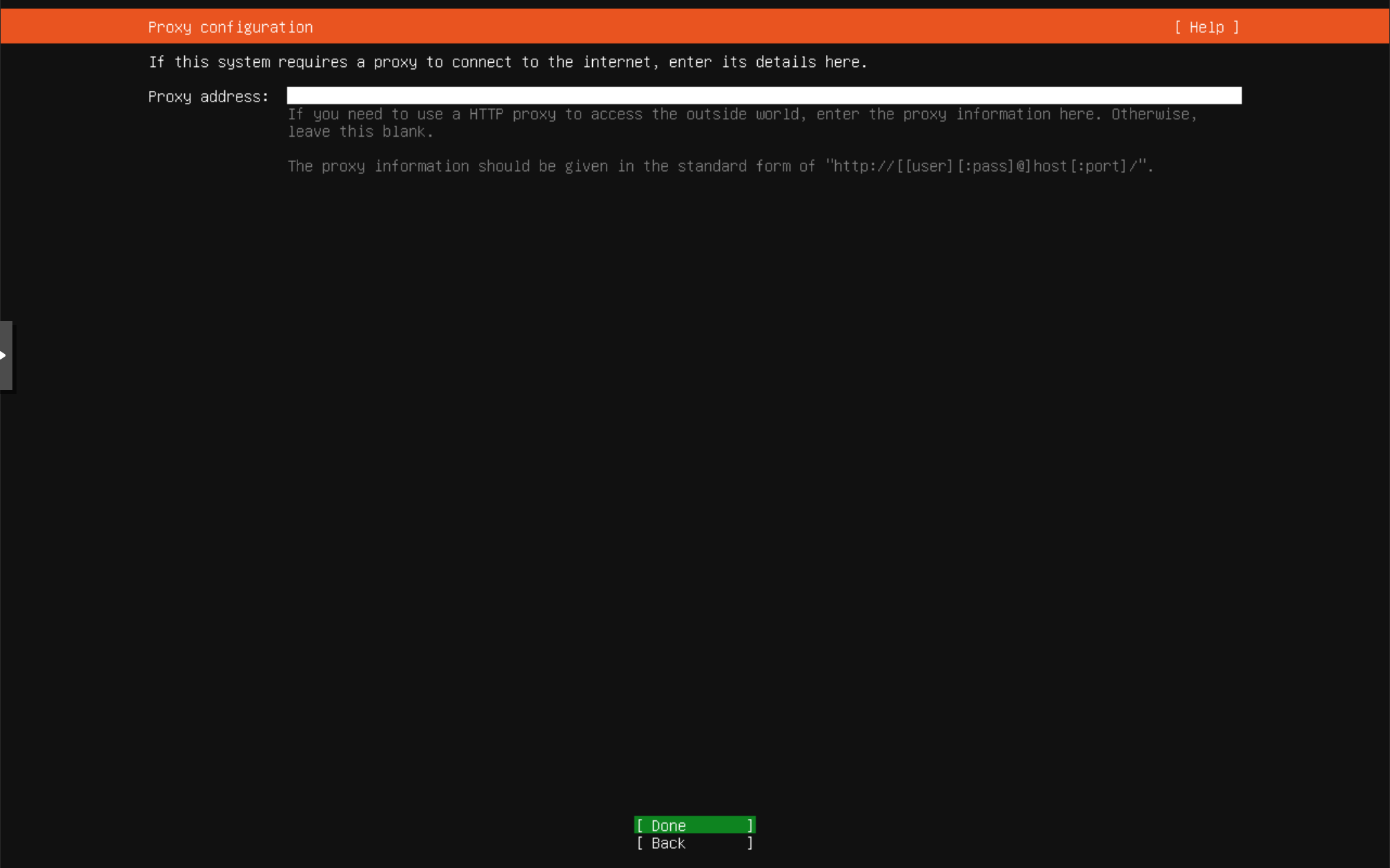 Ubuntu installer receives a VLAN 30 address, proving DHCP and tagging are working.