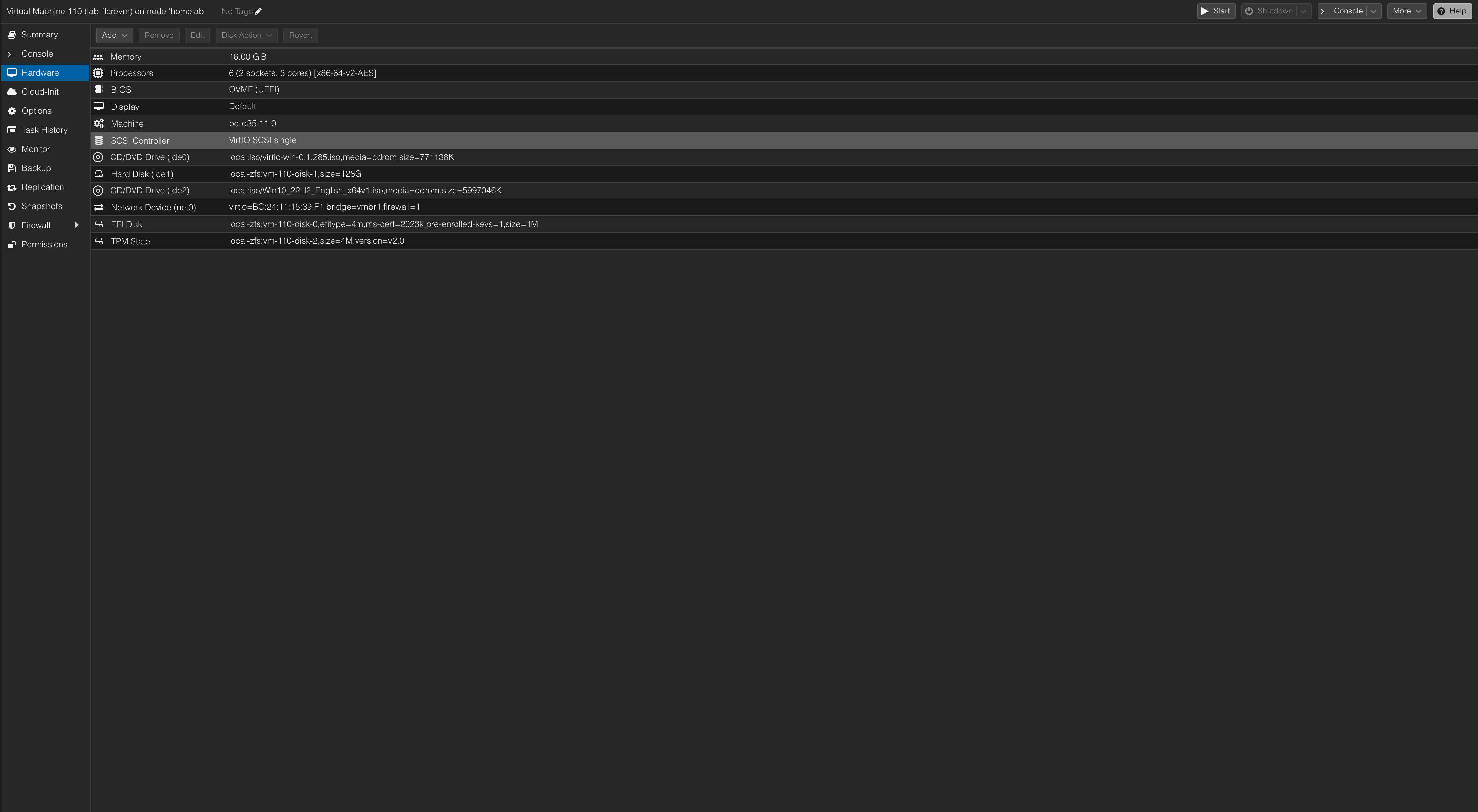 Fresh Windows VM prepared for FLARE-VM installation.