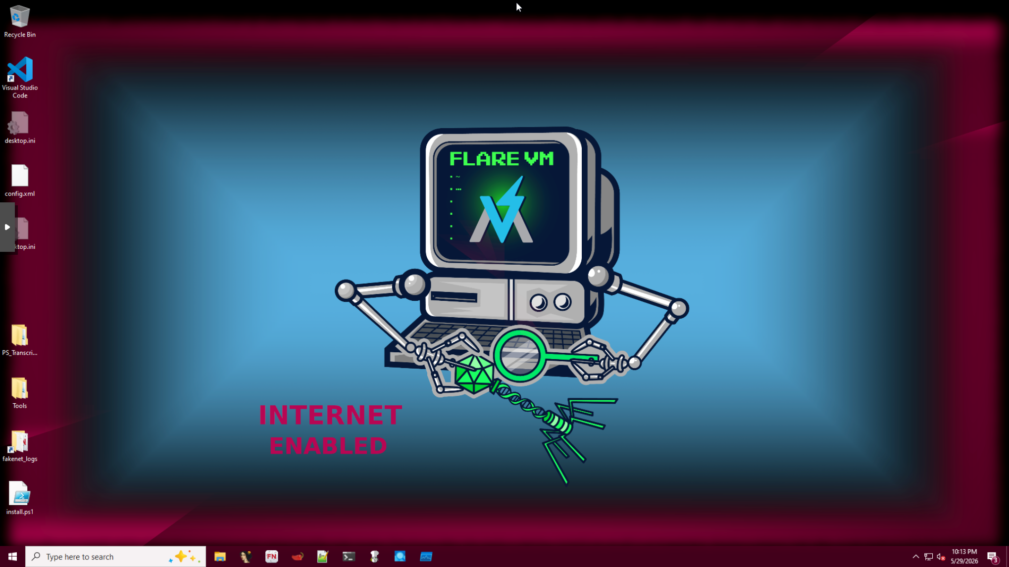 FLARE-VM installed successfully.